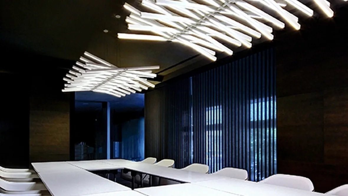 Lampada a sospensione Rhythm Horizontal di Vibia