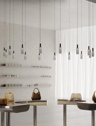 Lampada a sospensione Scent Pixel di Panzeri