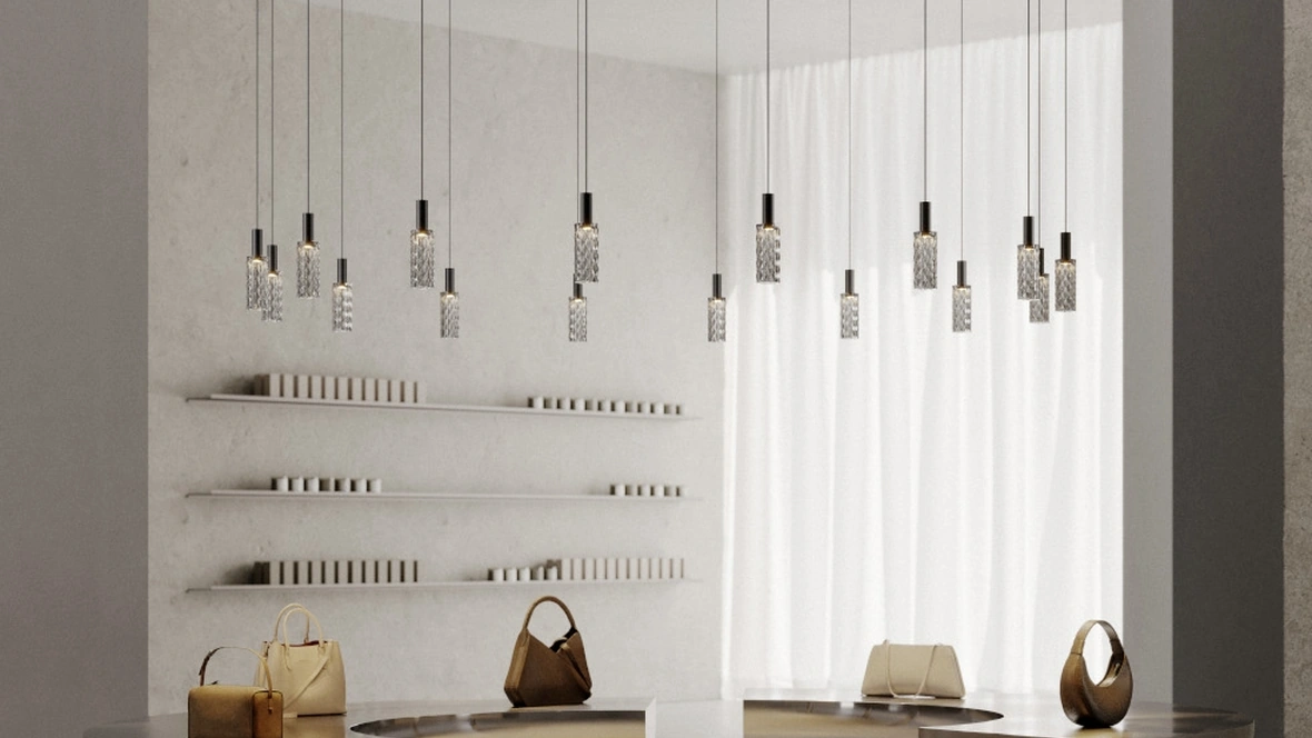 Lampada a sospensione Scent Pixel di Panzeri