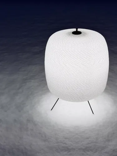 Lampada per esterno in nylon con struttura in metallo Shoji Outdoor di Davide Groppi