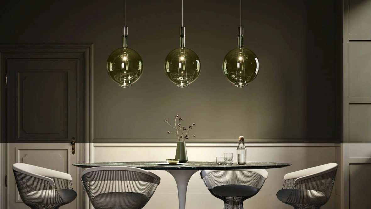 Lampada a sospensione Sky-Fall Round di Lodes