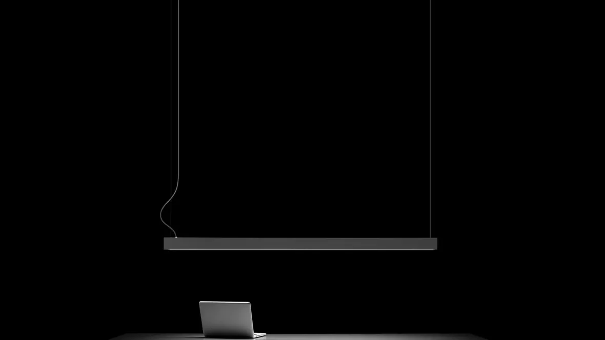 Lampada a sospensione lineare ed elegante Spy di Davide Groppi