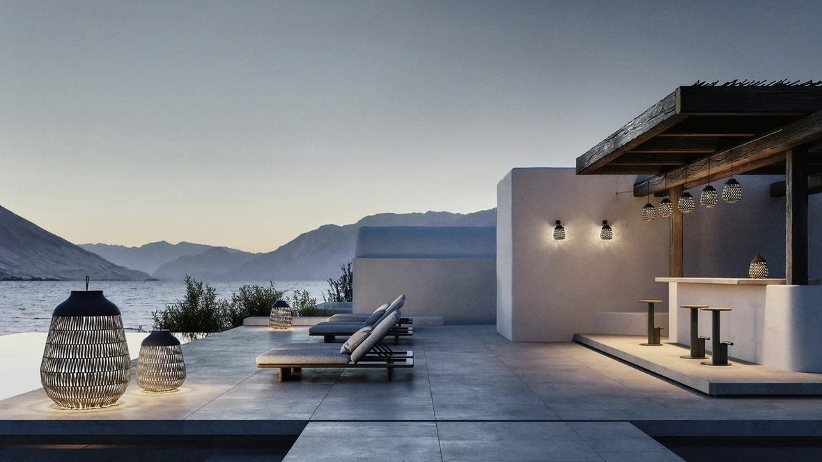 Lampada outdoor Stitch di Lodes