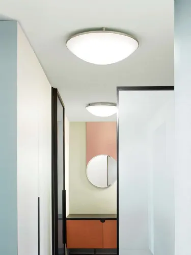 Lampada a soffitto Trama in policarbonato e alluminio di Luceplan