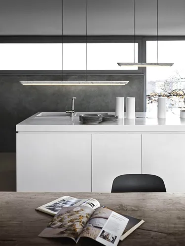 Lampada a sospensione in marmo di Carrara Woody di Pentalight