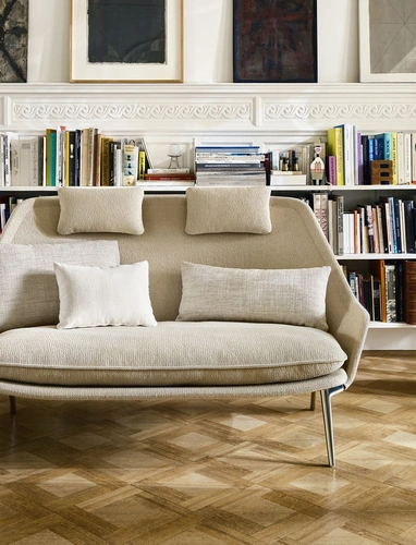 Divano lineare Slow Sofa di Vitra