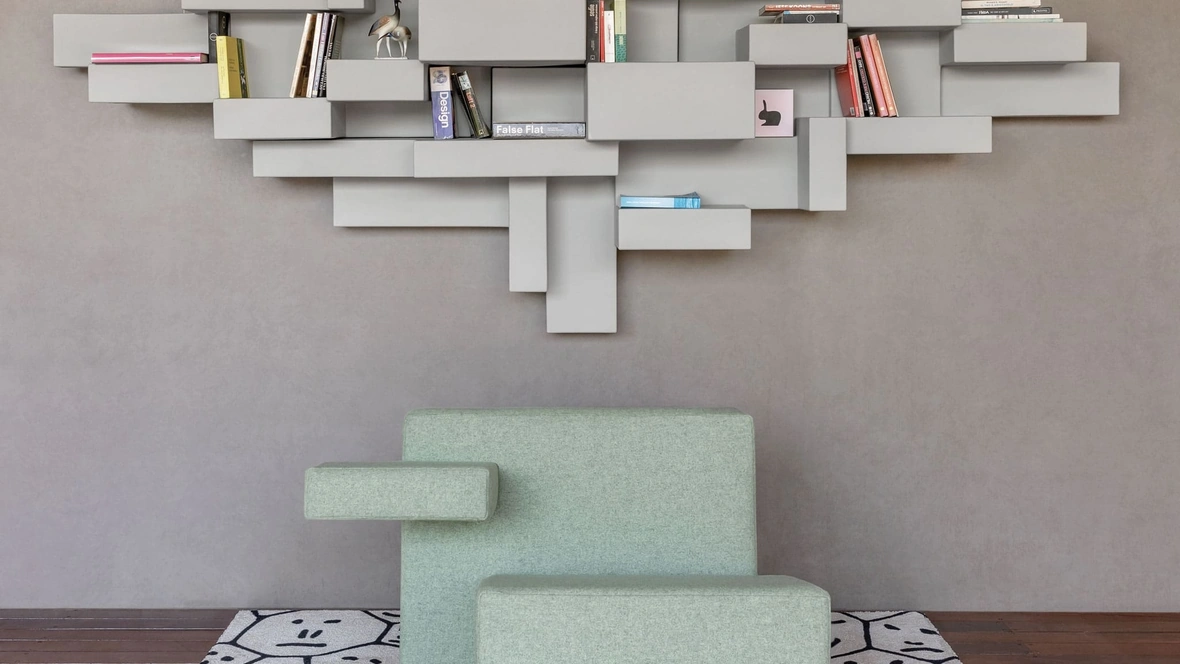 Poltroncina in tessuto Primitive di Qeeboo