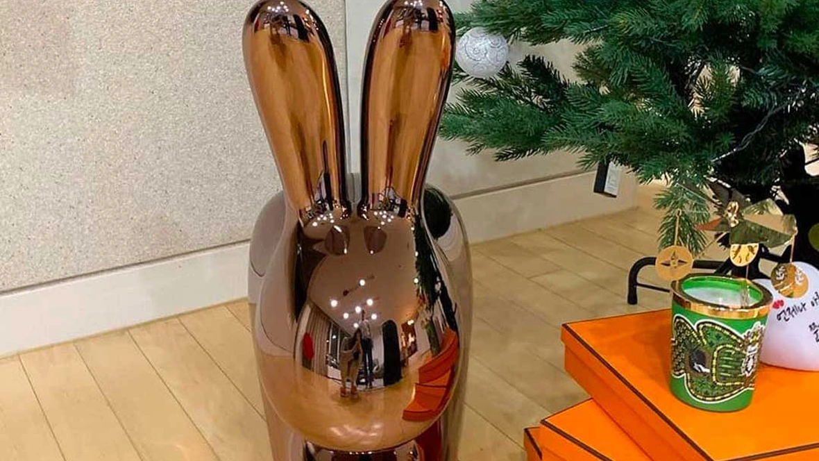 Sedia Rabbit Metal di Qeeboo
