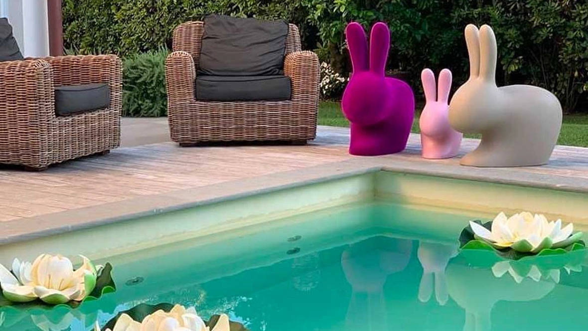 Sedia Rabbit di Qeeboo