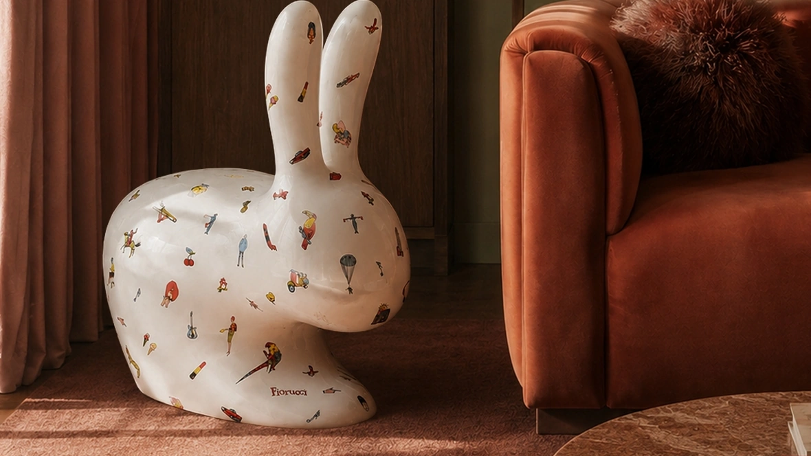 Sedia Rabbit Fiorucci di Qeeboo