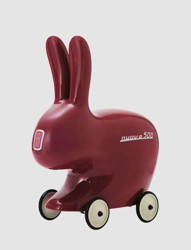 Sedia Rabbit On Wheels di Qeeboo
