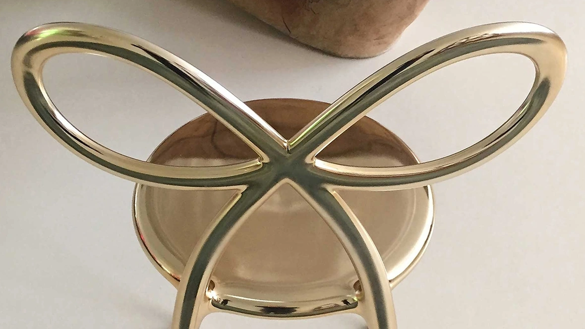Sedia Ribbon Metal Finish di Qeeboo