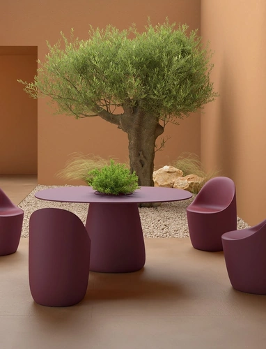 Tavolo Cobble Top HPL di Qeeboo