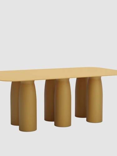Tavolo Toto Rectangular HPL Top di Qeeboo