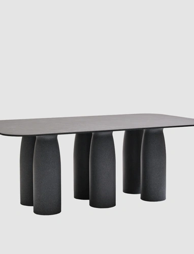 Tavolo Toto Rectangular Stonewear Top di Qeeboo