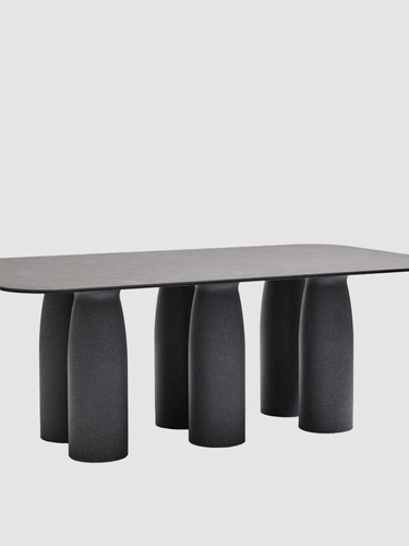 Tavolo Toto Rectangular Stonewear Top di Qeeboo