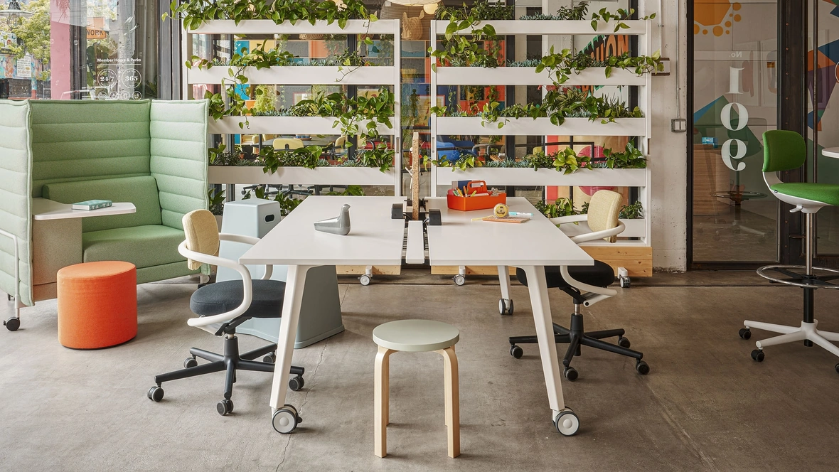 Parete divisoria per Ufficio Dancing Wall di Vitra